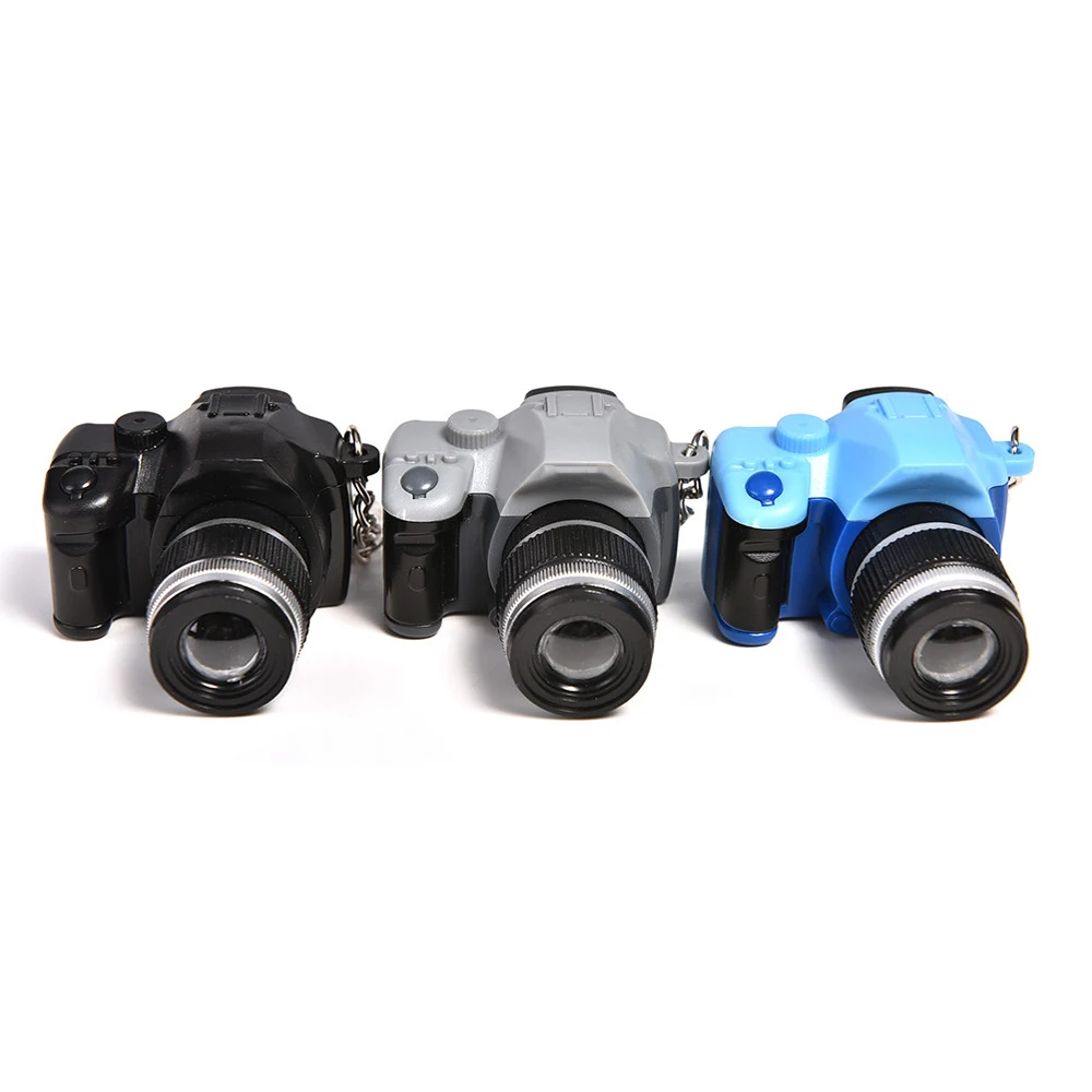 Accessorie for  Mini Led Light Creative camera Pendant Flashing Camera Keychain  Simulation Cameras Camera Keychain