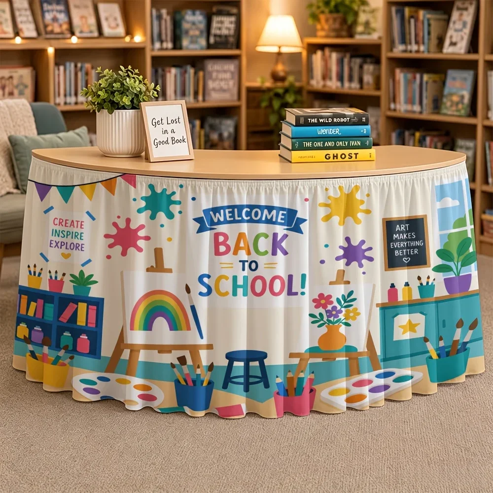 Halloween, Christmas, back-to-school season, tablecloth with decorative patterns, a set of blackboard-style pencils, etc.xzj