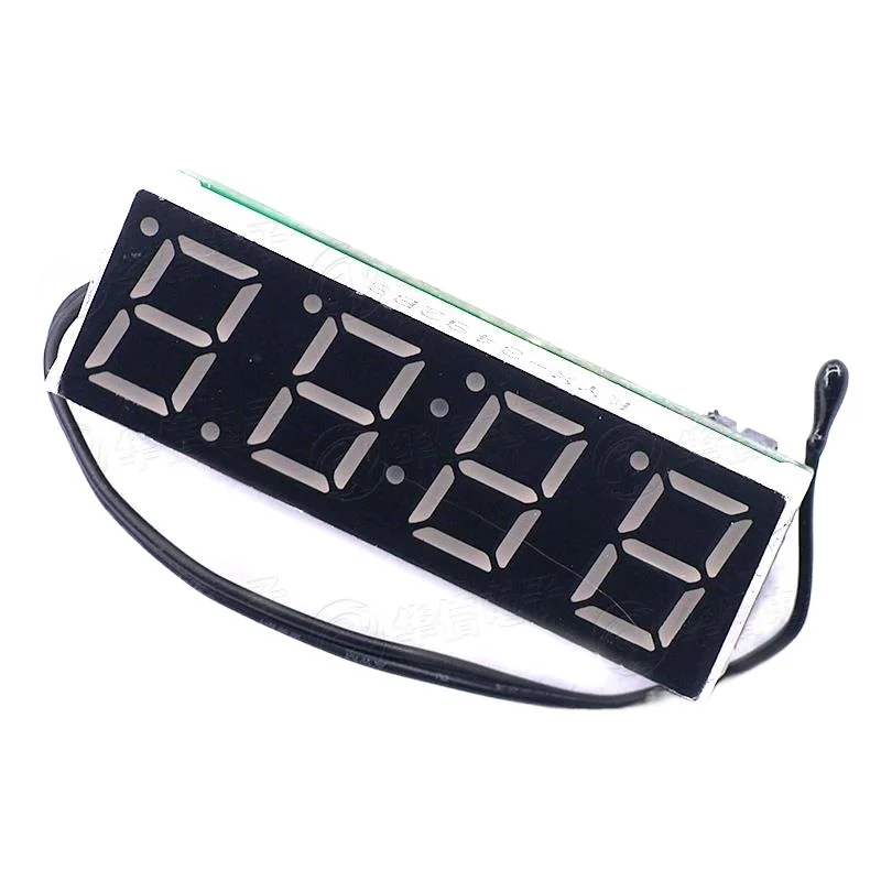 DS1302 LED Electronic Clock High Precision Clock Module Car Clock Temperature Night Light Vehicle Use