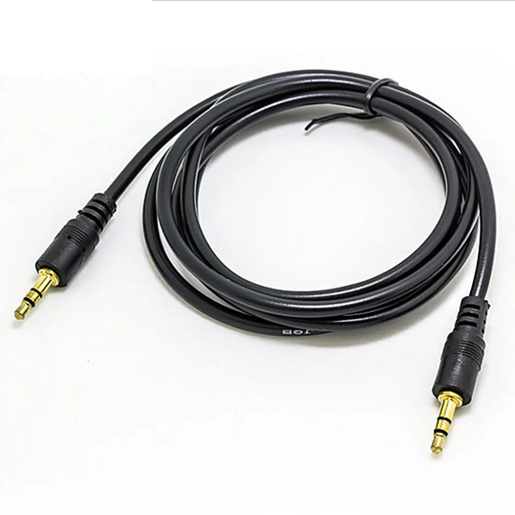

Audio Extension Cable 3.5mm Male to Male for Car Stereo Portable Speaker Black High-Fidelity Lossless Sound Aux Cable