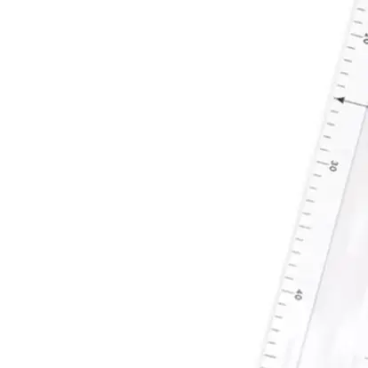 Navigation Slide Rule CNP-1 for Manual Plotting on Aviation Charts with Clear Visual Detail 16.8 x 6.2 cm Transparent