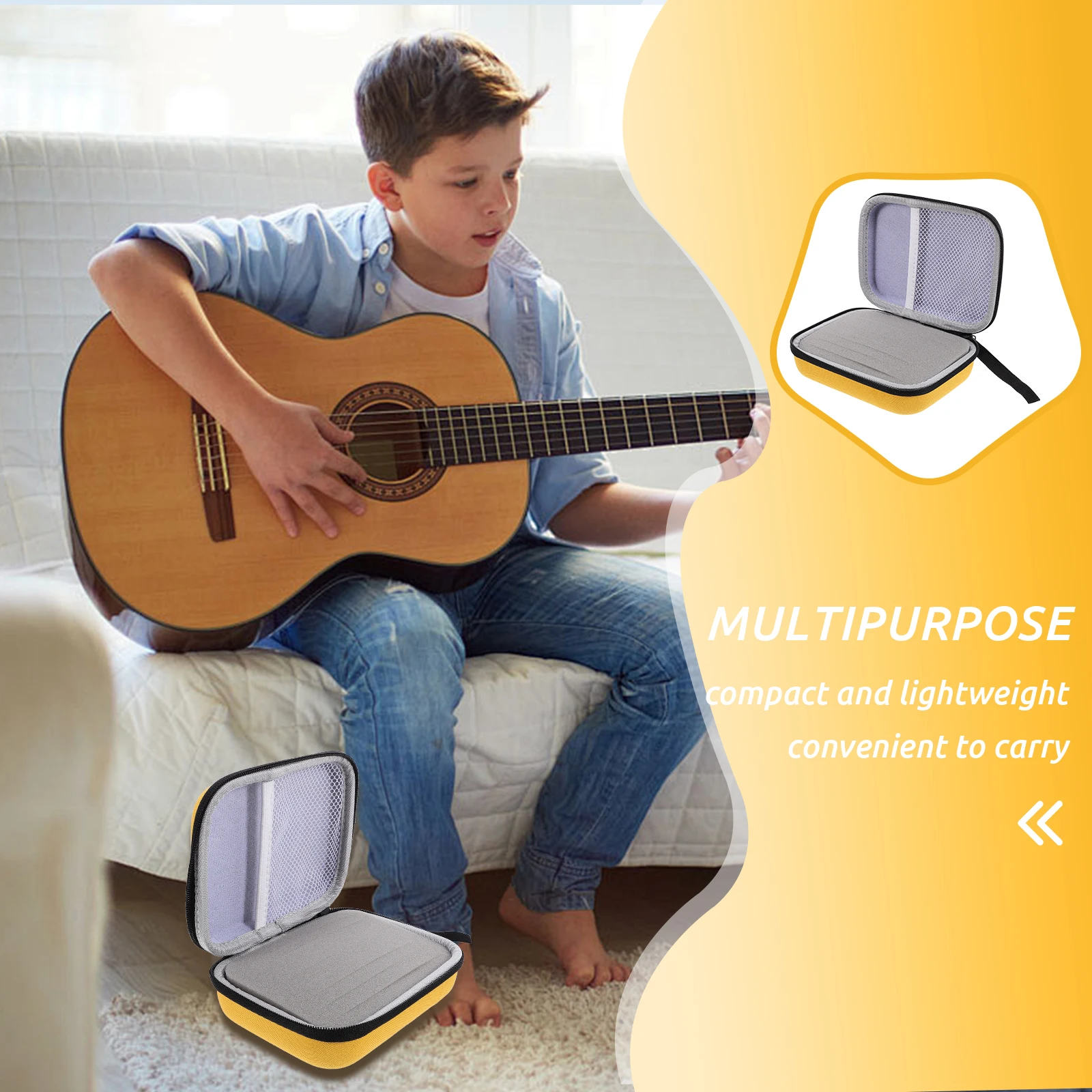

Guitar Pick Case Picks Bags Compact Holder Storage Container Cases for Acoustic