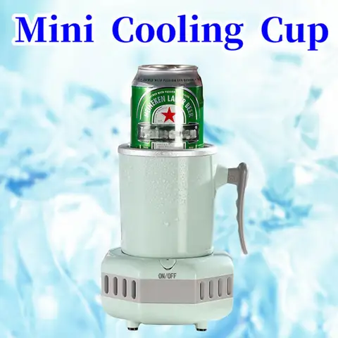 미니 빠른 맥주 냉각 컵 제빙기, 빠른 냉각기, 전기 냉동 음료, 사무실 기숙사 가전 제품