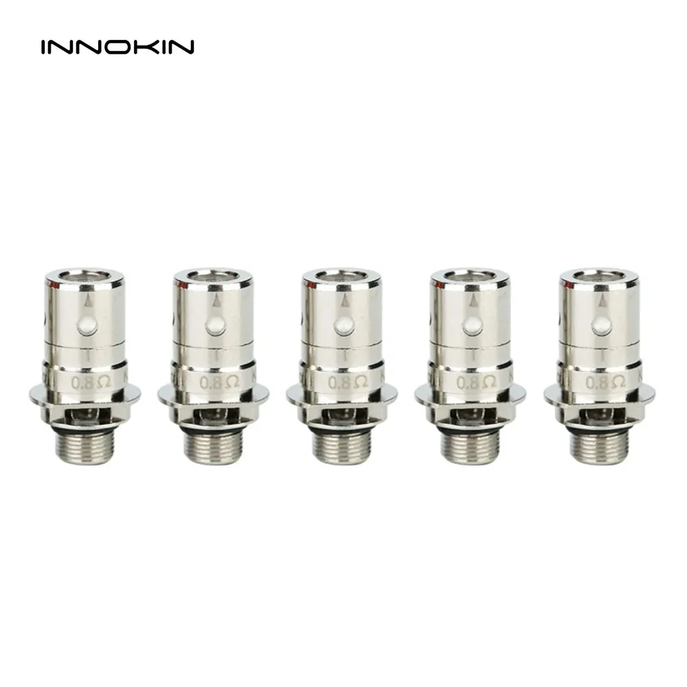 Original innokin z bobina de substituição (5 unidades/pacote) 0.3/0.48/0.5/0.8/1.0/1.2/1.6ohm cabeça do núcleo do cigarro eletrônico vape