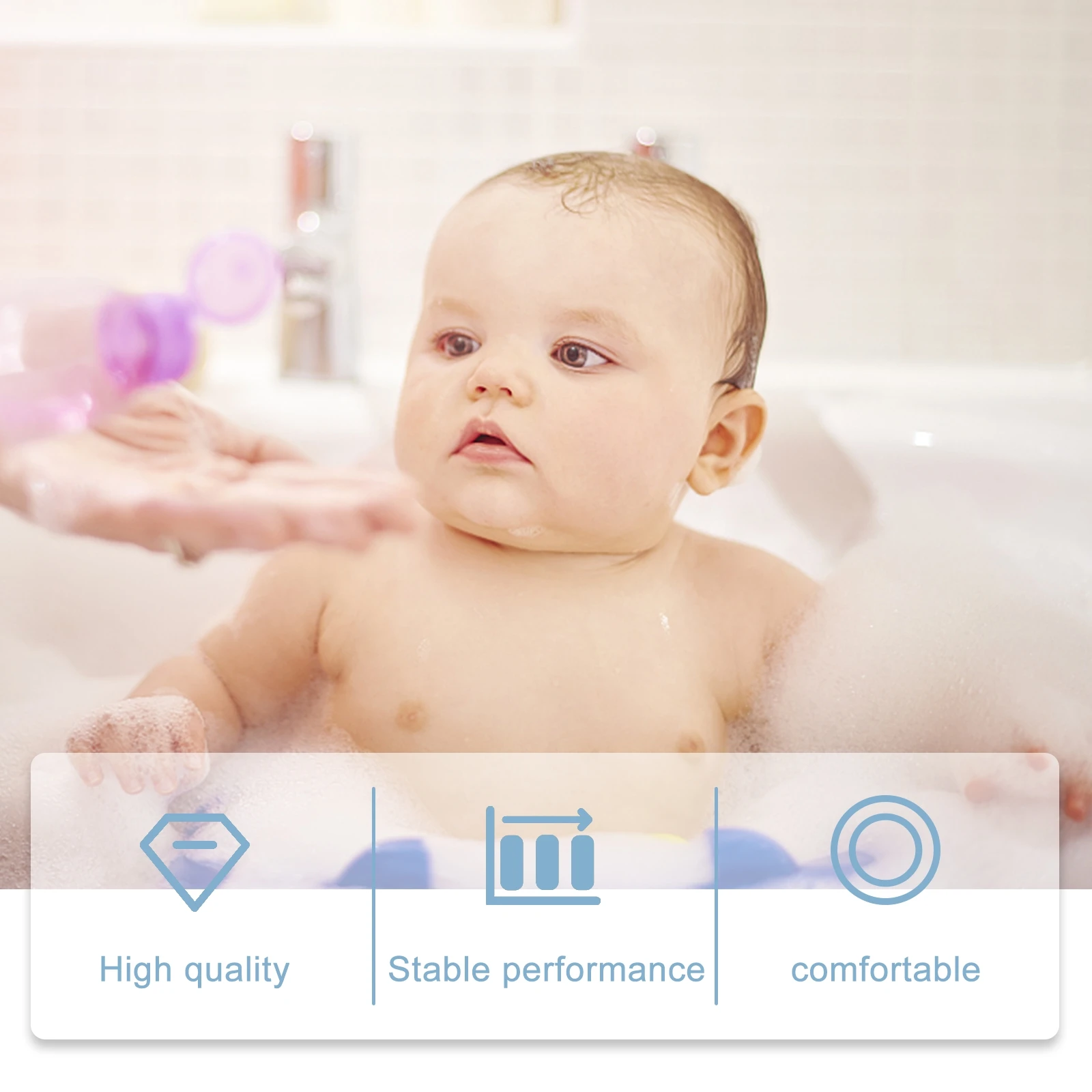 

Lightweight Baby Bath Seat Anti-Slip Shower Chair For Kids Foldable Bathing Stool With Suction Cups Household Travel Friendly