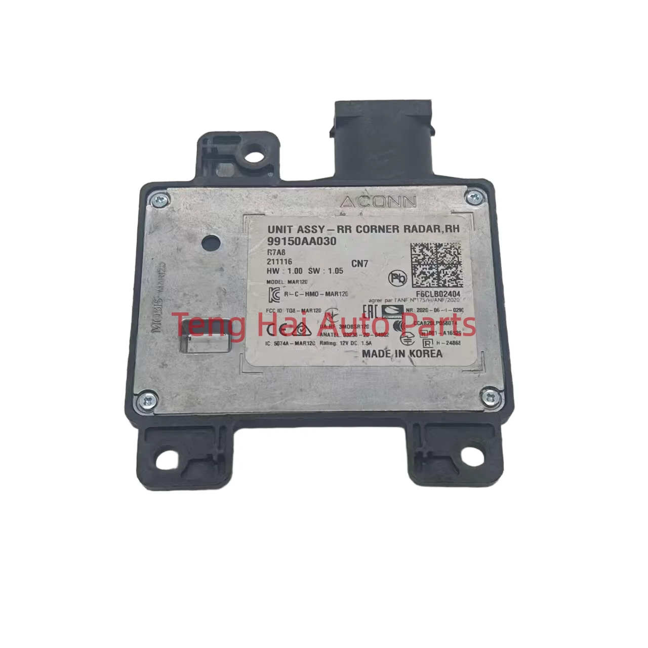 For 2022 HYUNDAI ELANTRA RH REAR CORNER RADAR SENSOR | OEM 99150-AA030 99150AA030
