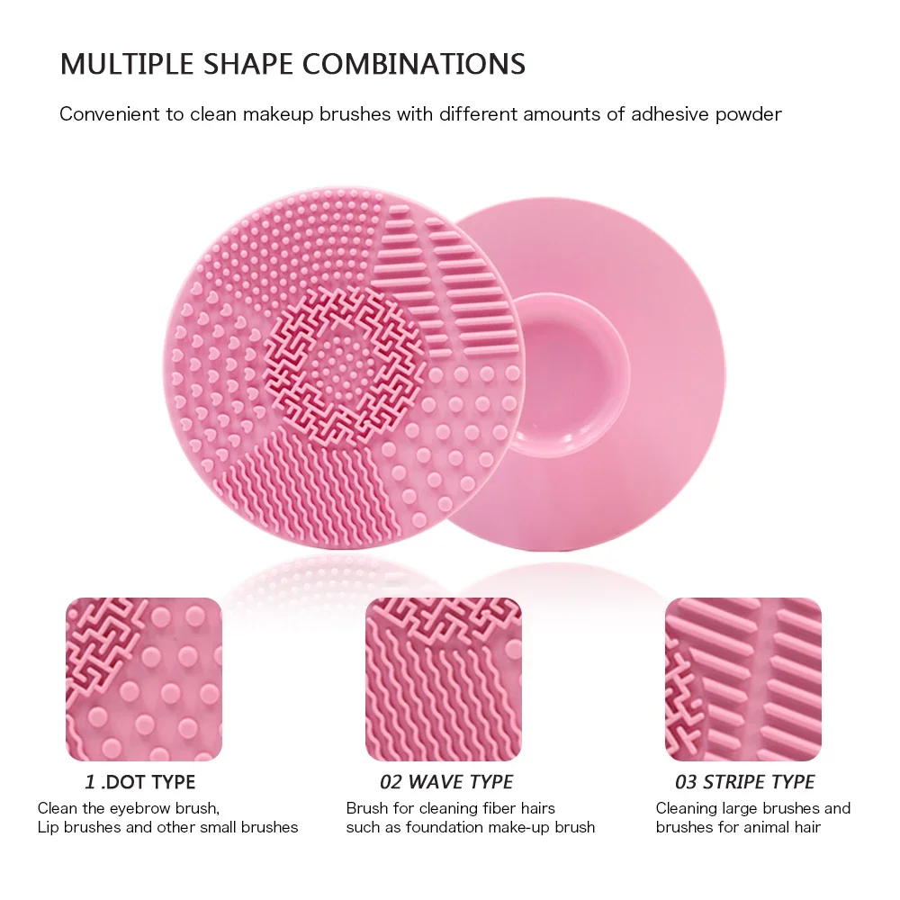 Silikon Pinsel Reiniger Kosmetik Make-Up Waschen Pinsel Gel Reinigung Matte Foundation Make-Up Pinsel Reiniger Pad Scrubbe Board