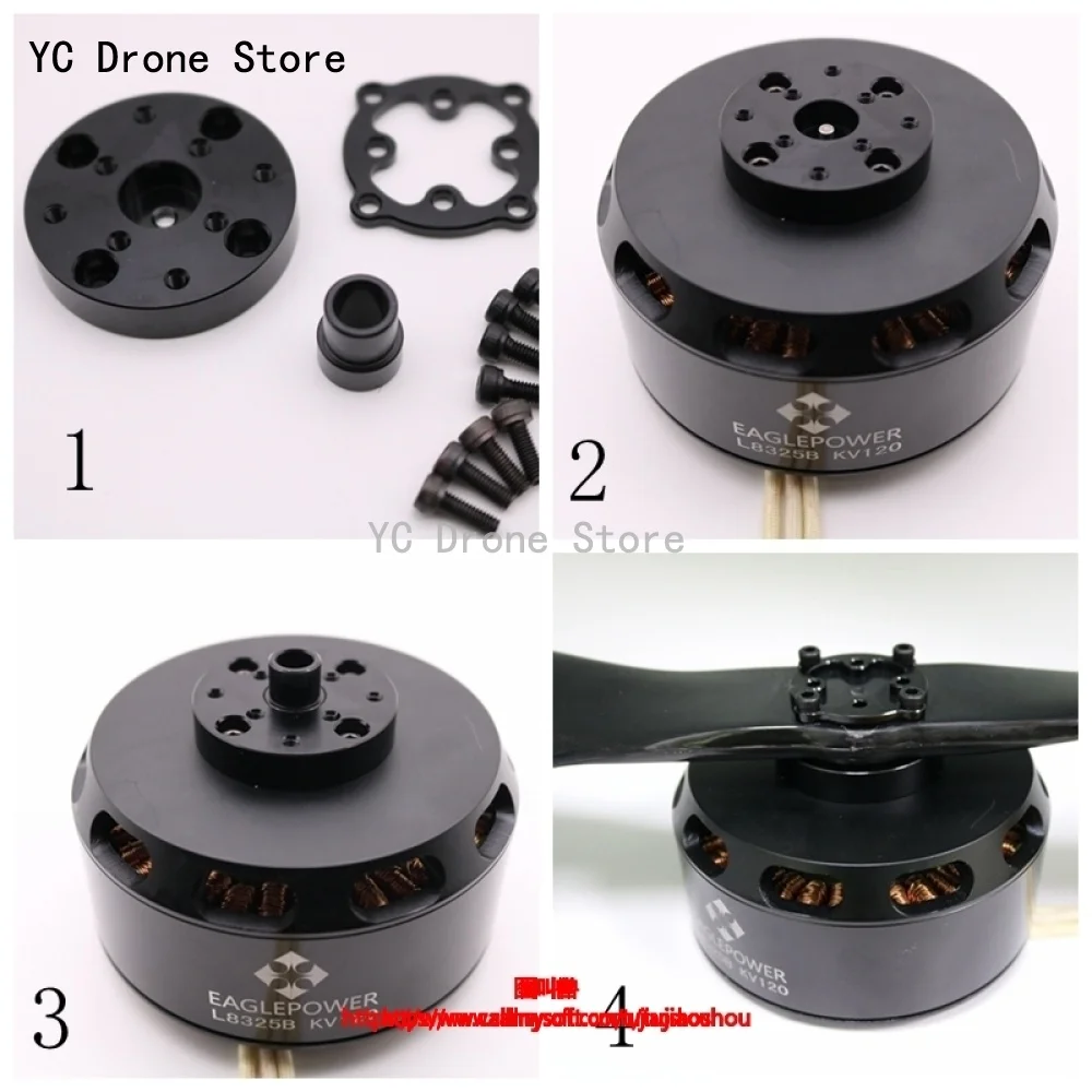 Eaglepower 8318 100KV 120KV Brushless Motor Large Torque Propulsion Motor for UAV Multirotor Q9XL 9235 Propeller