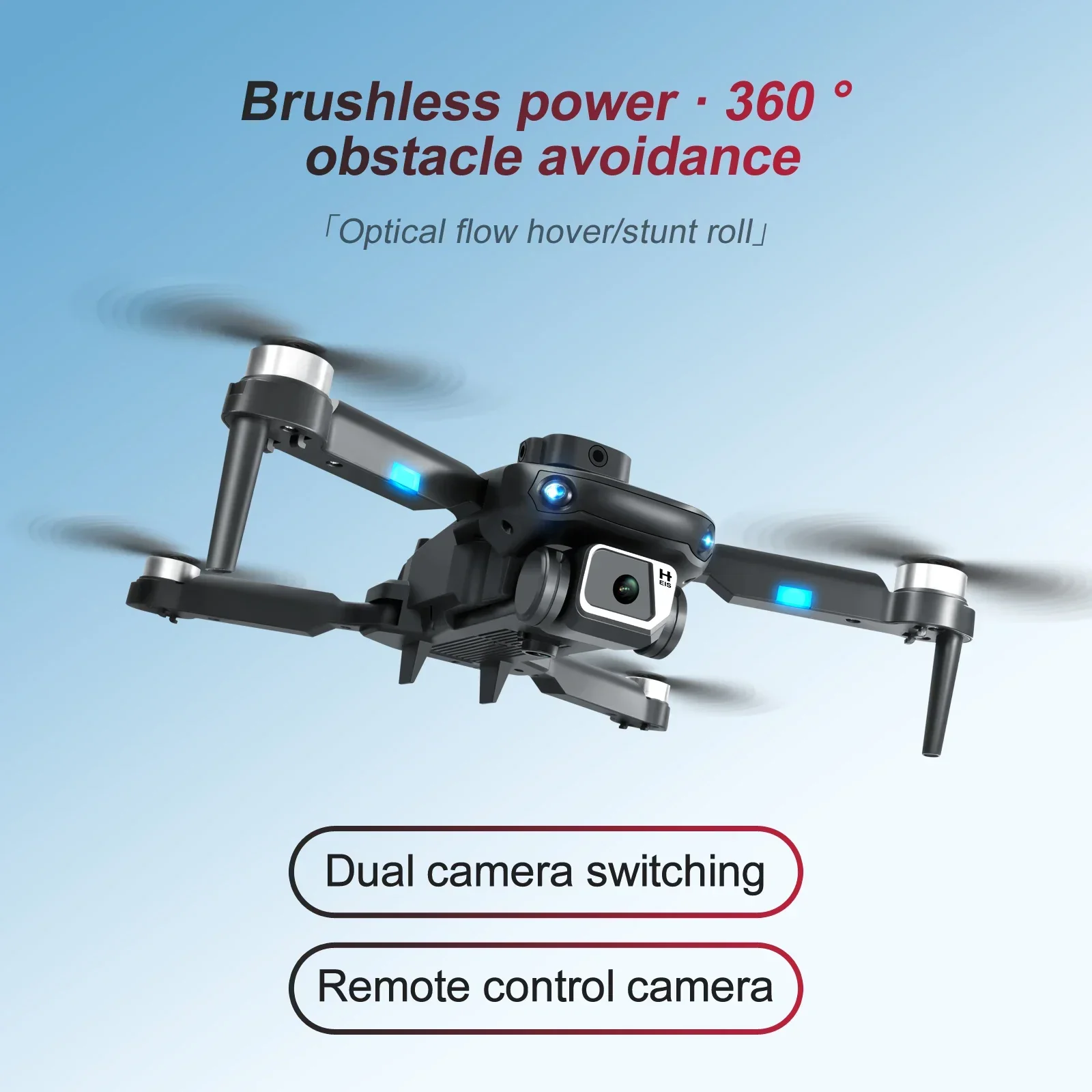 S150 Drone 8K ESC Dual Camera Optical Flow Positioning Dron Brushless Motor Four-Sided Obstacle Avoidance Quadcopter Toy