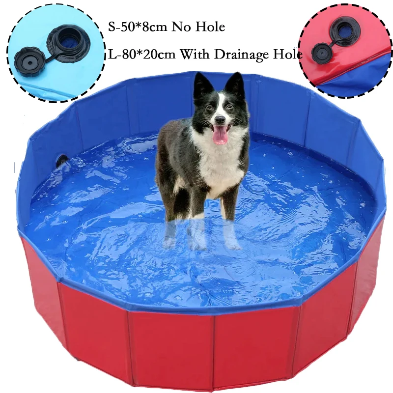 

Large Capacity Inflatable Swimming Pool for Pet, Dog and Cat Swimming Pool, Pet Sand Bathtub, Folding Pool