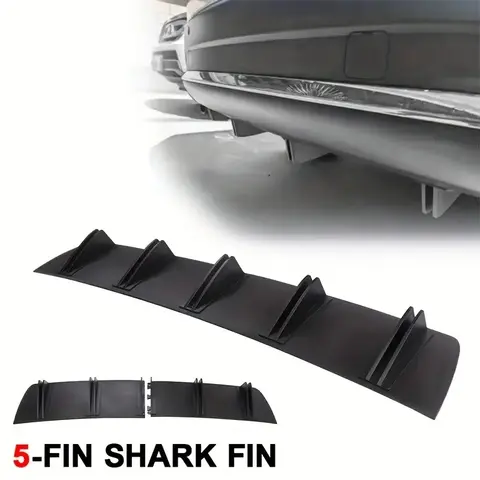 2025 AUDI A3 A4 A5 A6 A7 B8 S4 Q5 81.5cm 5 핀 스플리터 턱 스포일러 하부 립 자동차 부품 용 범용 후면 디퓨저 범퍼