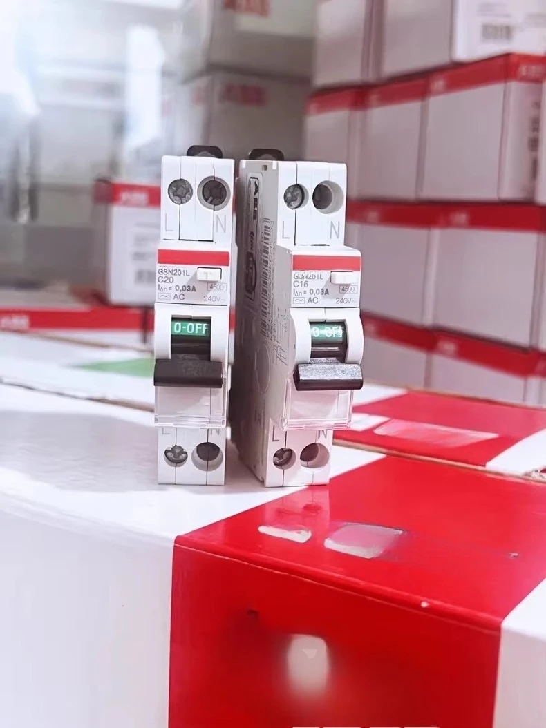 سلسلة صغيرة GSN201 C20 AC30 20A 2CSR255052R1204 جهاز تيار متبقي قطاع دارة الحماية الصناعية نوع RCBO #2