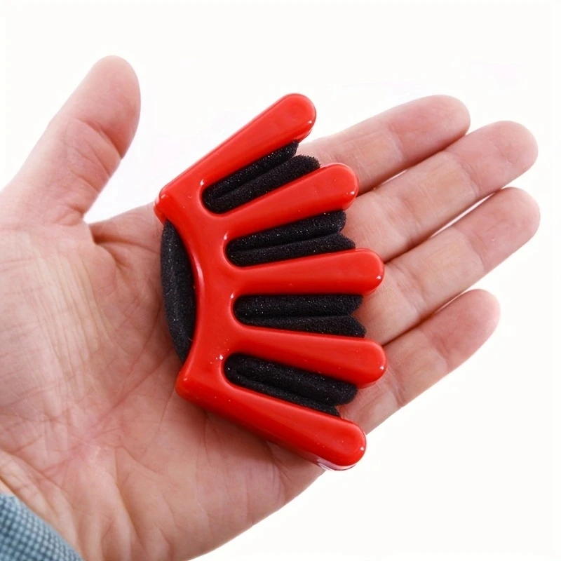 Five Finger Sponge Hair Braider Twist Styling Braid Tool Holder Clip