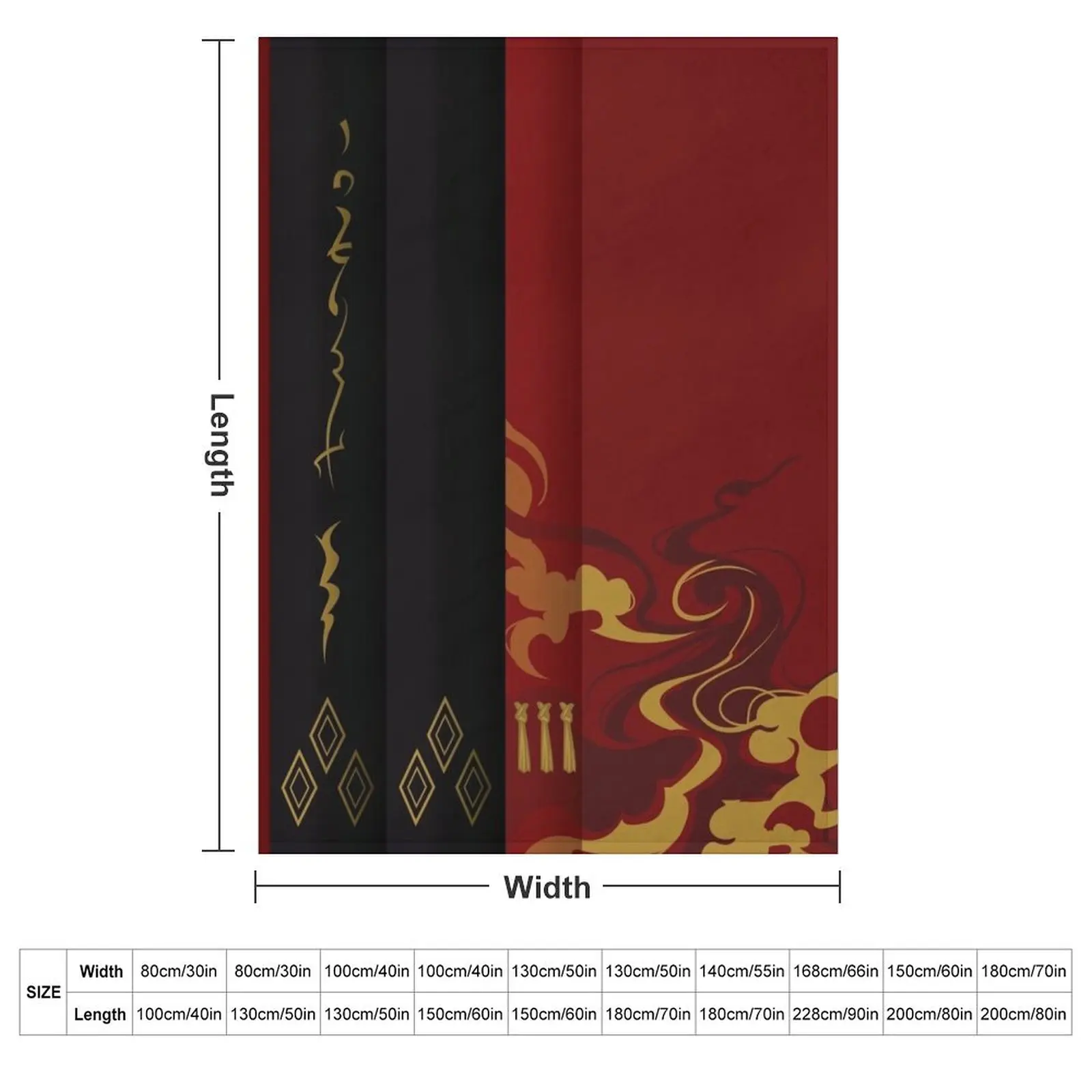 Samurai fashion Throw Blanket Flannels Luxury Thicken Furrys Blankets