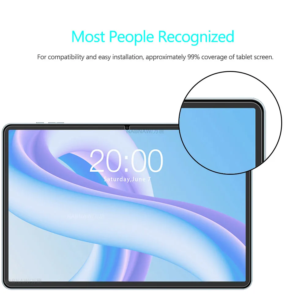 2 Pieces Ultra Clear Scratch Proof Screen Protector Tempered Glass For Teclast M50 Plus 10.1 inch Display Screen Film