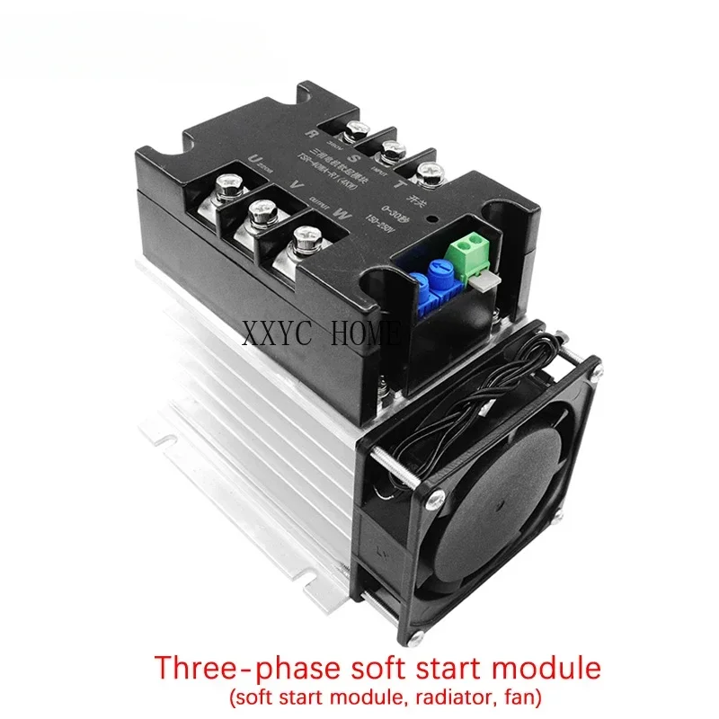 

380V Three-Phase Motor Soft Starter Module Controller 1KW-12KW Slow Starter (Module Radiator Fan)