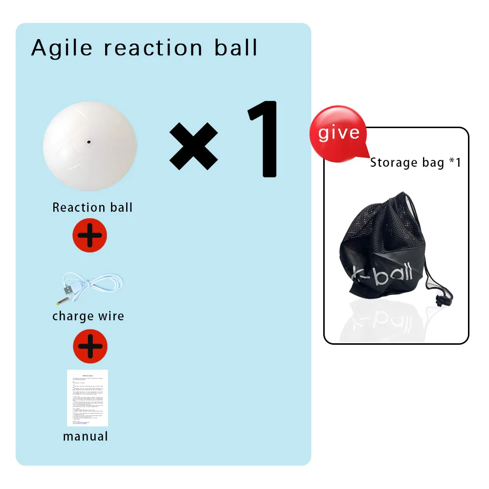 queling X-Ball Smart Reaktionsball Hand-Augen-Küpfung Beweglichkeitstraining digitaler Sensor Vektor Reaktionx 6