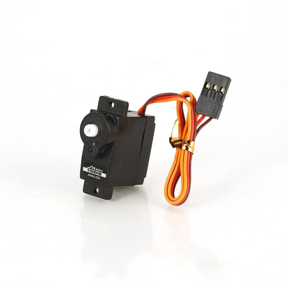 JX PS-1109HB 9g Plastic Gear Mini Servo 4.8V-6V 20T Gear Core Motor Servo for 1/18 RC Car Airplane Aircraft Boat Accessories