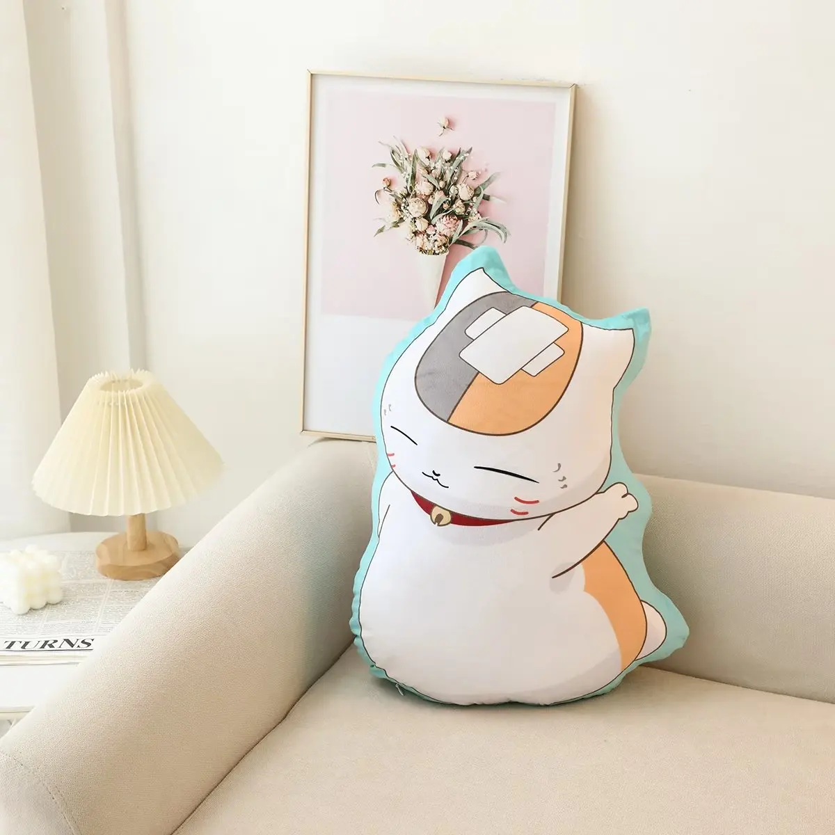 Natsume Yuujinchou Plush Pillows Nyanko Sensei Dakimakura Anime Cat Cushion Natsume Takashi Throw Pillow Madara Stuffed Doll