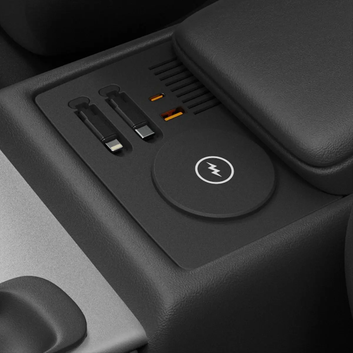 Super Sale Car Accessories for Audi A4L B9 A5 S5 LHD USB Type-C Fast Wireless Charger Shunt Docking Station Car Interior
