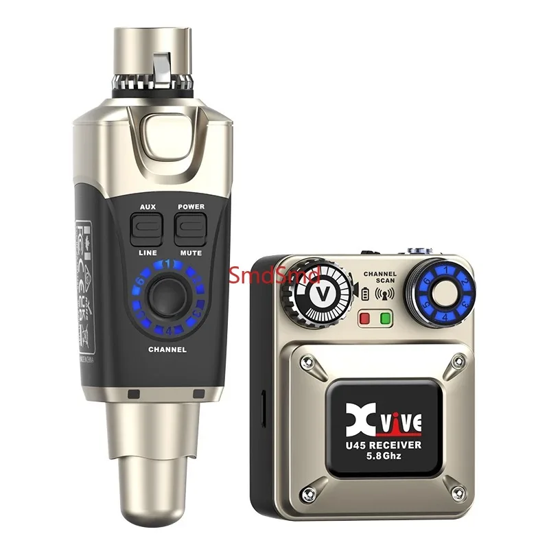 5.8 GHz In-Ear Monitor Wireless System with a reliable 100-foot wireless connection for in-ear monitors