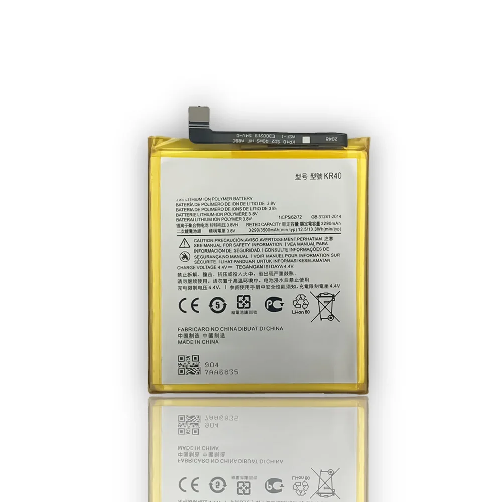 New 3500mAh KR40 Mobile Phone Replacement Battery For Motorola Moto One Action XT2013-1 One Vision XT1970-1 Battery