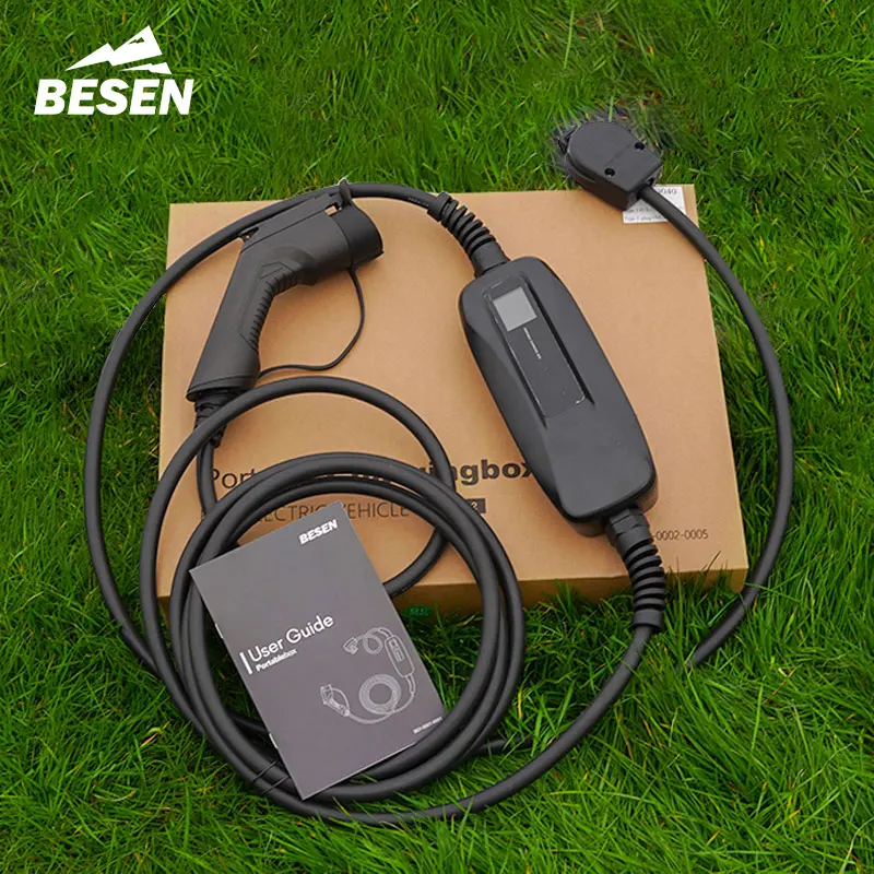 BESEN 7.2KW Portable EV Charger 32 Amp Electric Vehicle Charging Box With Type 2 Interface New With CE Certificate