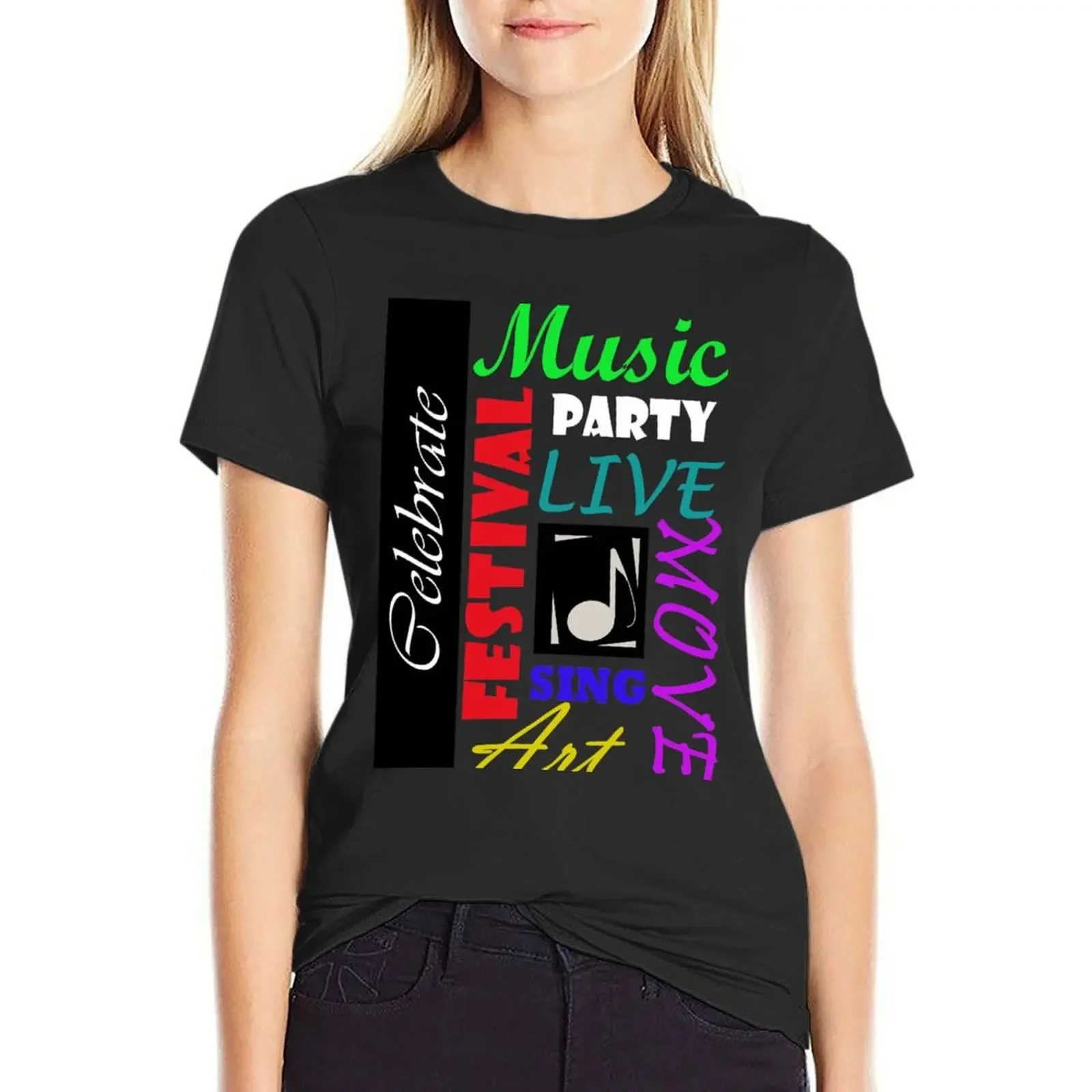 

Party T Shirt T-Shirt cute tops quick drying summer top t-shirt dress for Women plus size