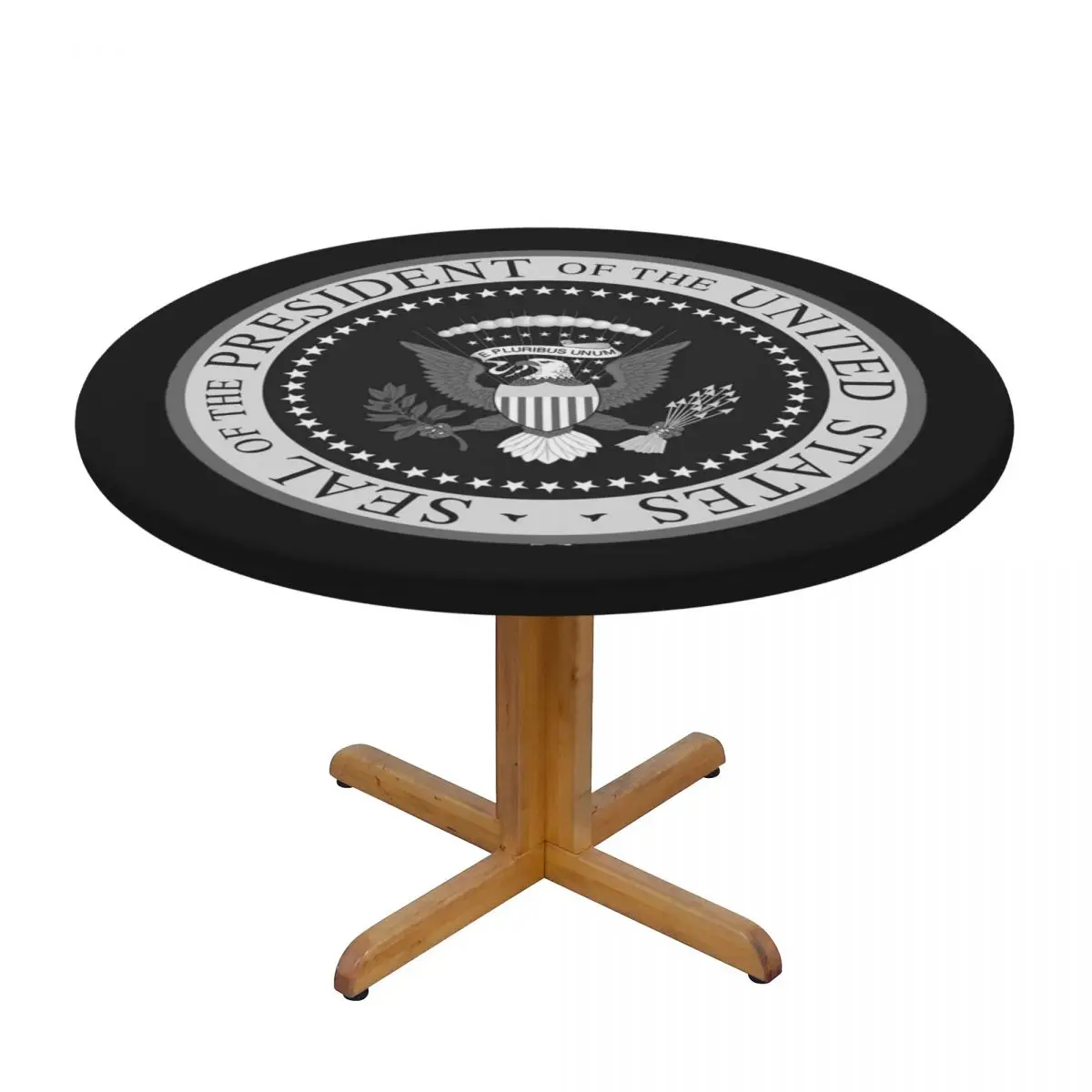 Seal Of The President Of The United States Waterproof Round Tablecloth Oilproof Table Cloth Kitchen Events Dining Table Cover