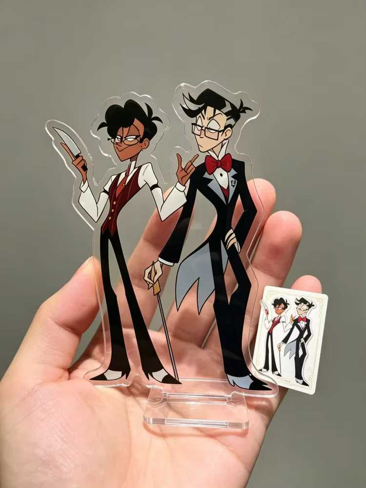 Hazbin Hotel Alastor/Vincent Whittman Acrylic Standee Anime Cosplay Accessories Desk Ornament Horror Game Character Gift for Fan