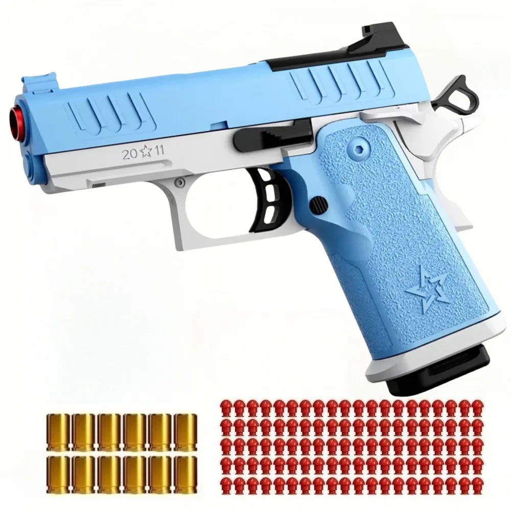 2011/G17 مسدس لعبة رصاصة طرية مع قذيفة الانفجار رمي إطلاق مستمر ألعاب الرماية الرياضية في الهواء الطلق للأطفال #1