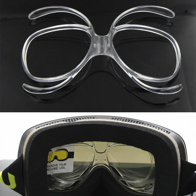 Ski Goggles Glasses Myopia Frame Rx Insert Optical Adaptor Flexible Prescription