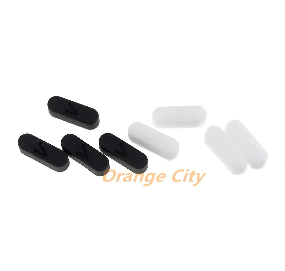 1Set=4PCS Replacement Black White For XBOX ONE Xbox Series S X Rubber Feet for XBOX360 Housing Case Rubber Cover