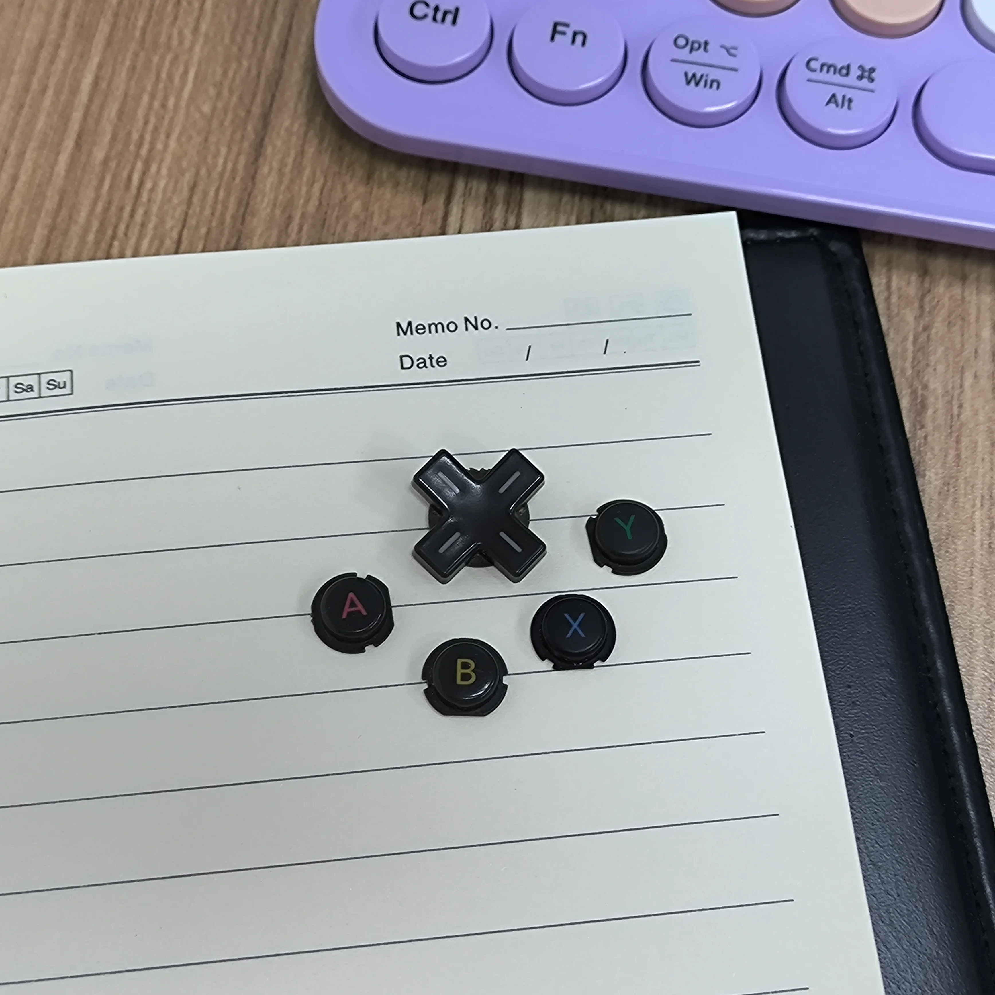 ใหม่ 3DS XL/LL Original disassembly Cross ABXY ปุ่มชุดปุ่มสําหรับ Nintend ใหม่ 3DS XL/LL คอนโซล