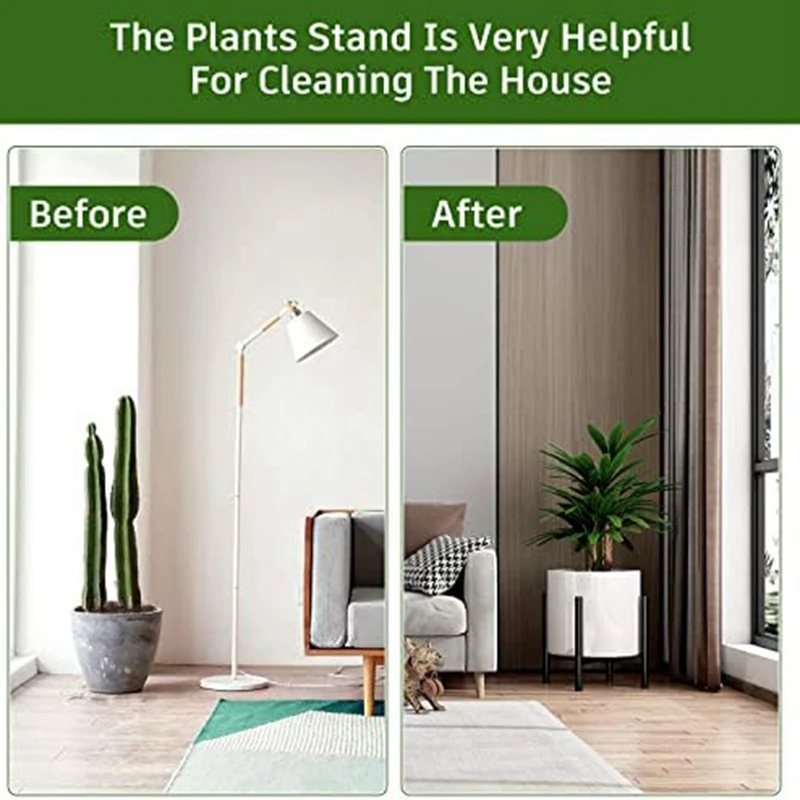 Supporto per vaso per piante supporto per piante nero in metallo vaso per fiori in stile semplice per la decorazione della casa dello scaffale per piante domestiche