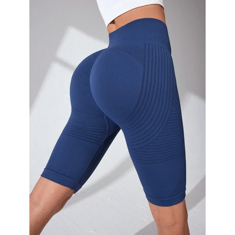 

Women's High Waist Seamless Yoga Shorts Tummy Control Tight Running Workout Activewear