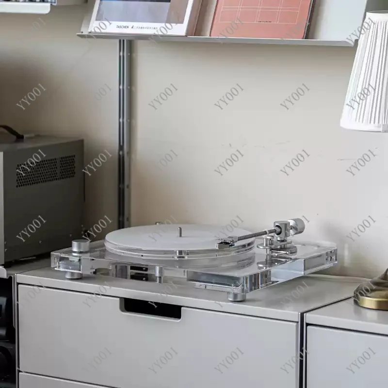 Transparent Vinyl Record Player LP Bluetooth Turntable Ideal Gift for Birthday & Valentine's Day - view 4