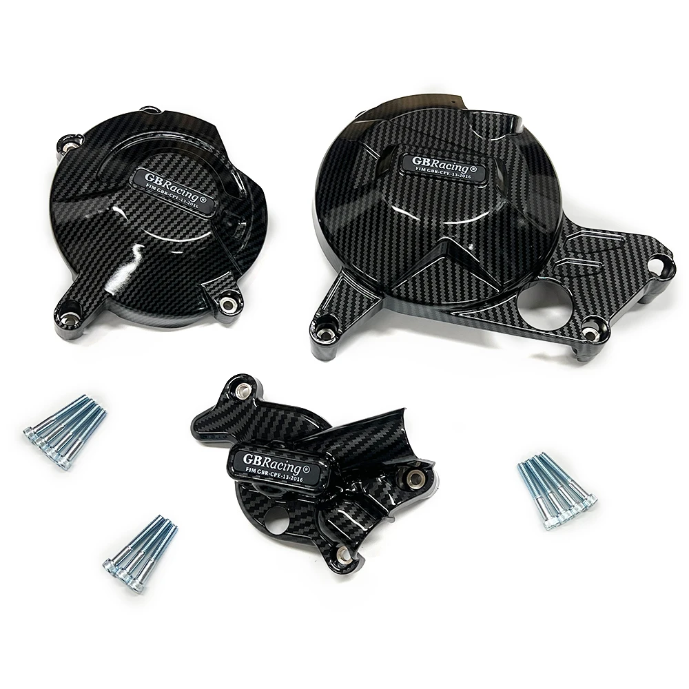 스즈키 SV650 2015-2025 용 모토 엔진 보호 장치 SV650 X 18-25 엔진 커버 오토바이 보호 커버 탄소 섬유 질감