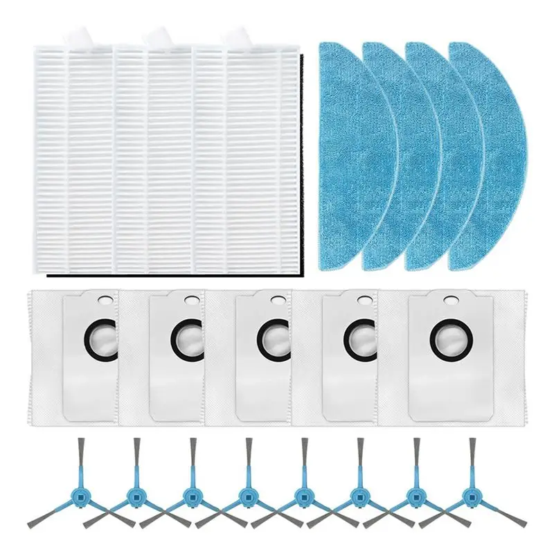 

A51M-Suitable For Conga Robot Vacuum Cleaner 7490 Accessories Side Brush Filter Hepa Cleaning Non-Woven Dust Bag