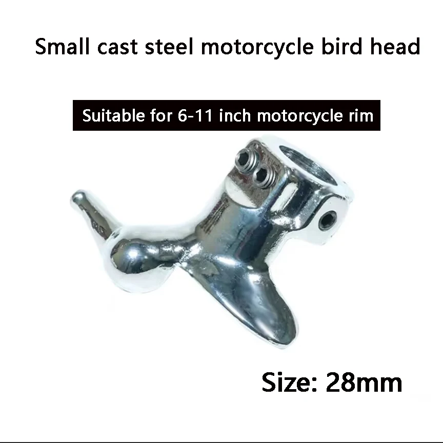 Motorcycle Chromed Steel Mount Demount Duck Head 28/29/30mm Car Tyre Changer Spare Part Tool