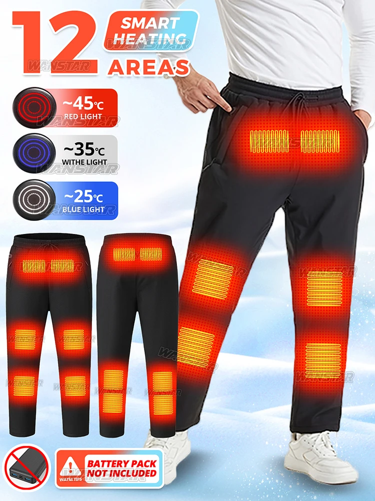 

Оставайтесь уютными с помощью наших зимних спортивных штанов с подогревом, состоящих из 12 площади с системой отопления и до 50 градусов Цельсия. Идеально подходит для путешествий и кемпинга
