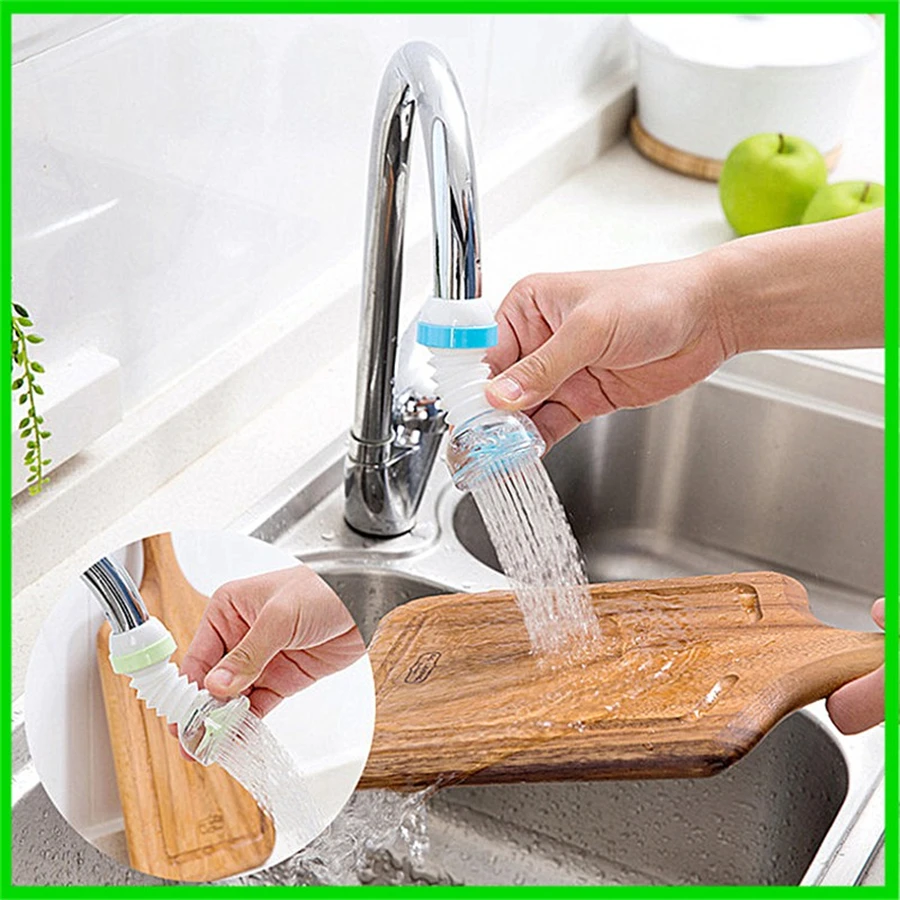 Kitchen Faucet Shower Head Can Move and Rotate 360° Faucet Filter Water-saving Filter Element Splash-proof Water-saving Device