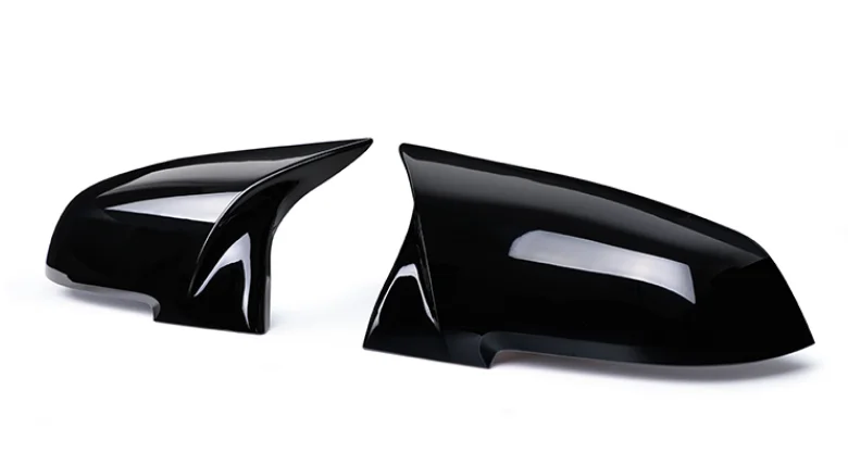 2 Pieces Rearview Mirror Cover Cap Carbon Black for BMW Series 1 2 3 4 X M 220i 328i 420i F20 F21 F22 F23 F30 F32 F33 F36 X1