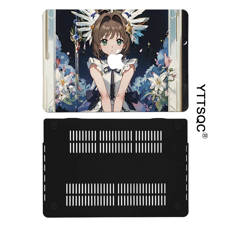 Card Captor SAKURA Anime Art For Apple Macbook Air M2 M1 Pro 13 14 16 Mac Hard Shell Retina A2681 A2337 A2338 A1989 Laptop Cases