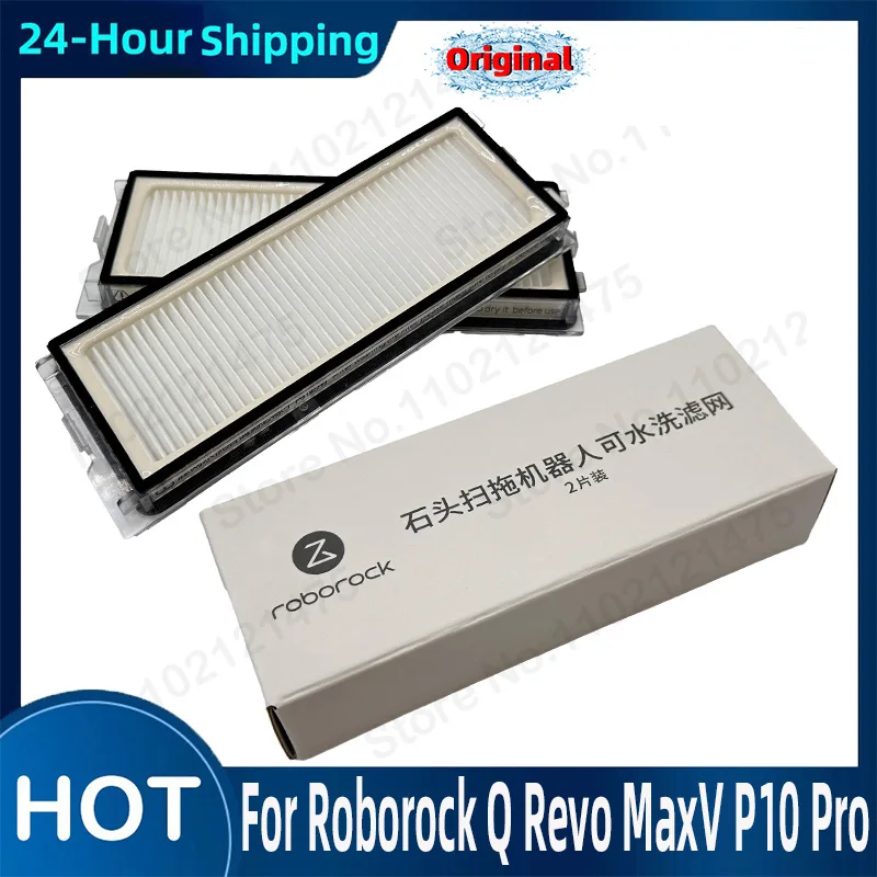 Original Washable Filter Accessories For Roborock P10 Pro Q Revo Maxv Robot Vacuum Cleaner Hepa Filter Replacement Parts