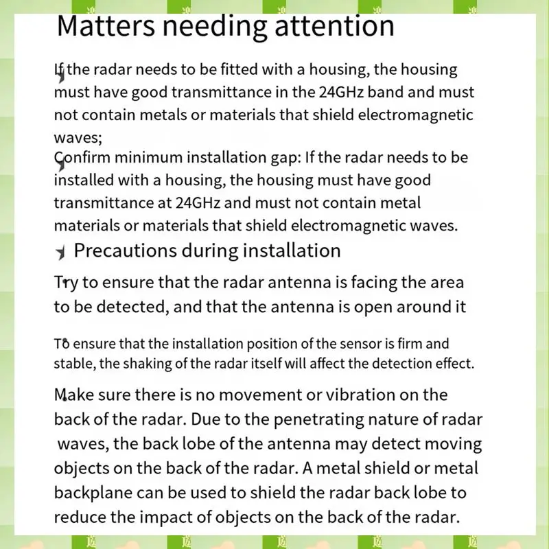 2025 LD2451 24G Vehicle Ranging Speed Measurement Millimeter Wave Radar Vehicle Condition Monitoring Sensor Module,LD2451 24G Ve