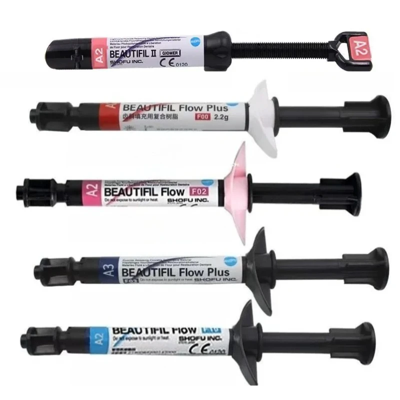 SHOFU Dental Resin Light Cured Composite Resin Material F00 F02 F03 F10 Dental Nanofluid/Solid Resin Dental Laboratory