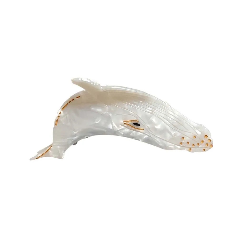 

School Sweet Acetate Fish Hair Claw Acetic Acid Noctilucent Sperm Whale Shark Clip Headdress Grab Clip Animal Hair Clip Friends