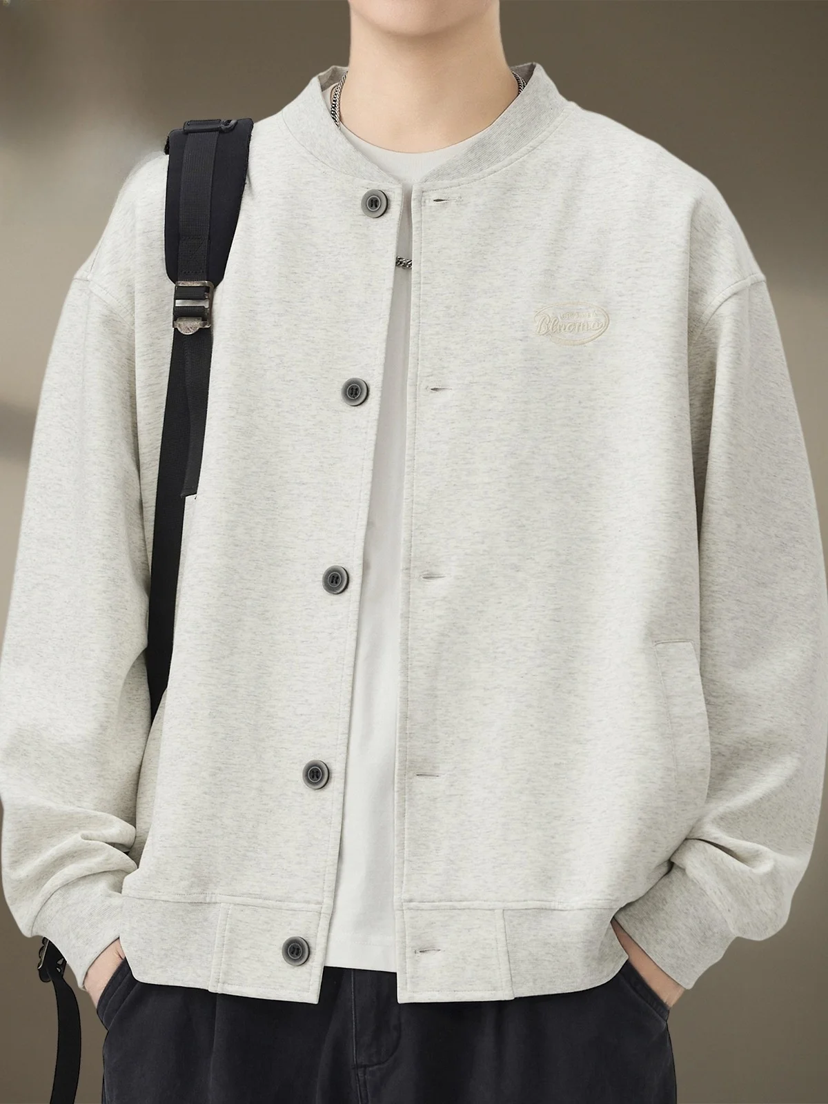 

Knitted Cardigan Sweatirt Men's New 2025 Baseball Sle Loose Casual Outerwear Trendy Autumn Jaet for Youth