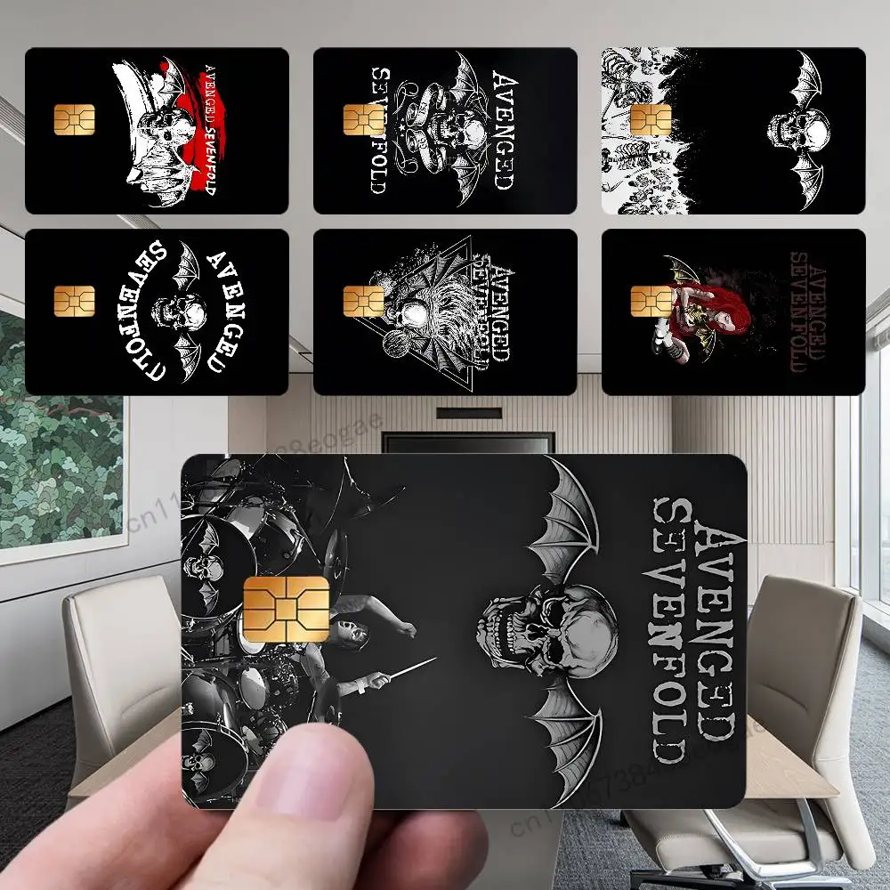 Band A-Avenged S-SeveNfold Decorative Credit Card Skin Protection Card Stickers Creative Credit Debit Card Stickers
